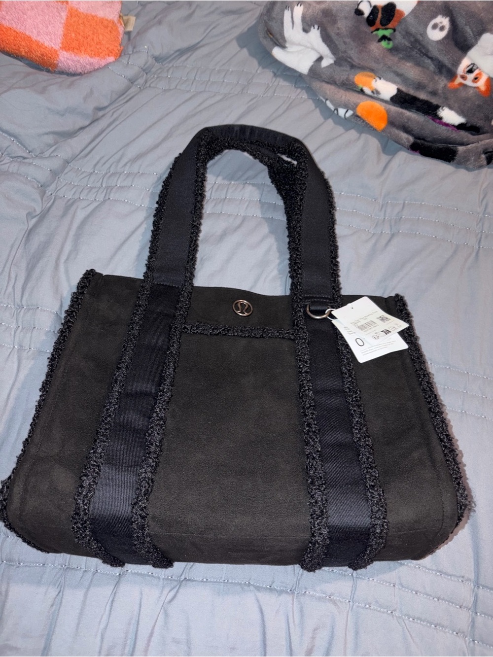 lululemon athletica Black LARGE Tote Bag